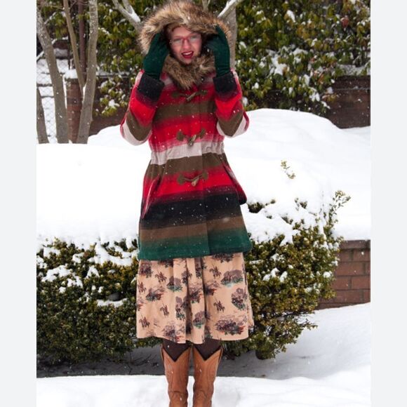 BB Dakota faux fur hooded toggle coat - Picture 6 of 6